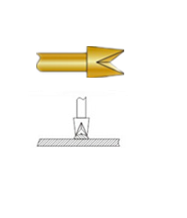 四爪頭探針、探針用法圖、探針原理圖、測試探針圖片