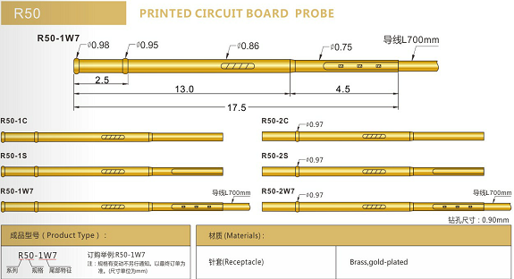 R50測試探針套管選型、R50探針套管規(guī)格型號、探針套管廠家