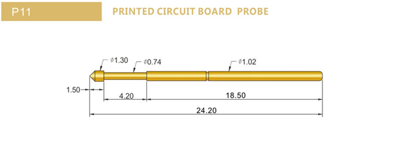 P11探針尺寸，華榮華測(cè)試探針選型，測(cè)試探針規(guī)格型號(hào)