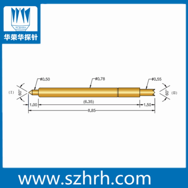 DE078-BU-8.85L雙頭探針